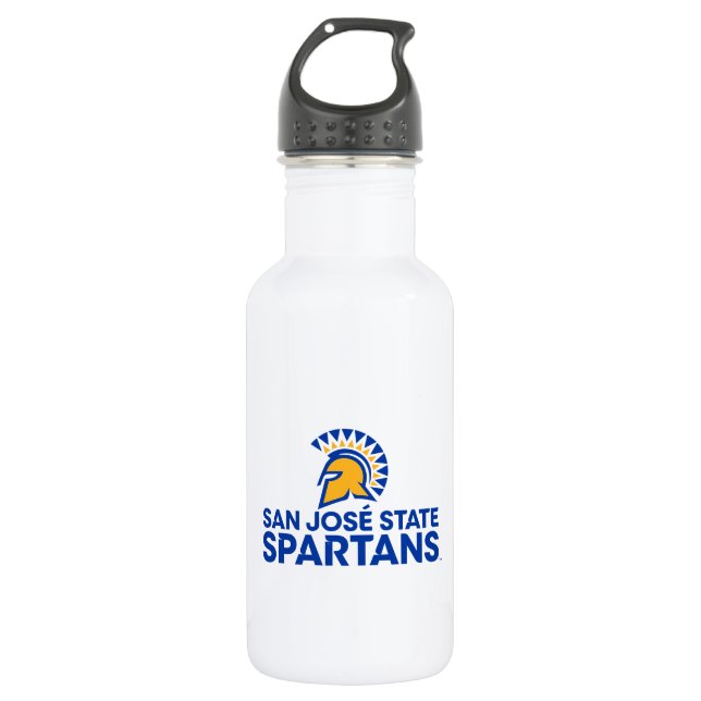 Bouteille D'eau Logo Wordmark de Spartans d'état de San Jose (Devant)