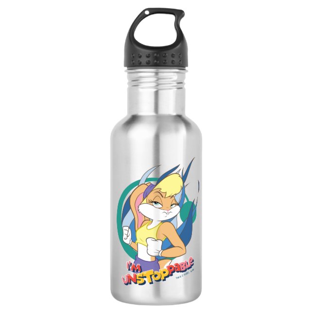Bouteille D'eau Lola Bunny "Je ne peux pas arrêter" (Devant)