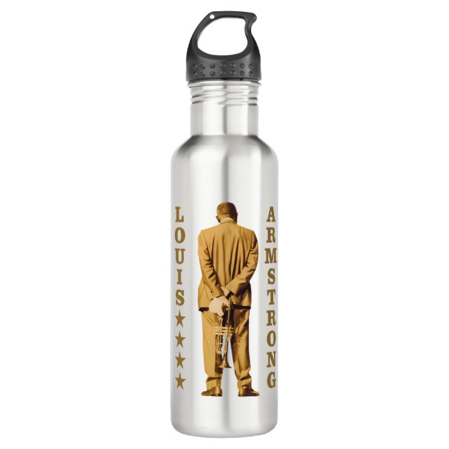 Bouteille D'eau Louis Armstrong (Devant)