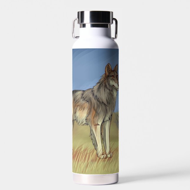 Bouteille D'eau Loup mexicain (Avant)