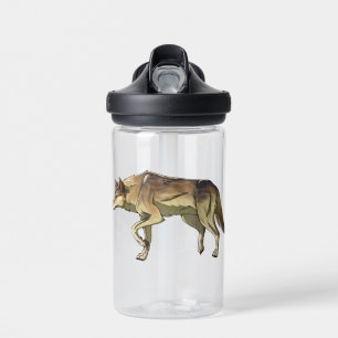 Bouteille D'eau Loup qui chasse