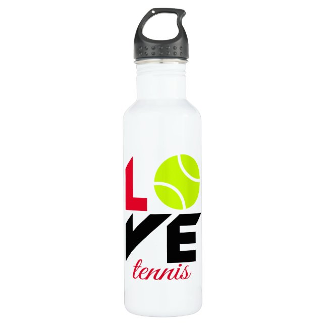 Bouteille D'eau Love tennis (Devant)
