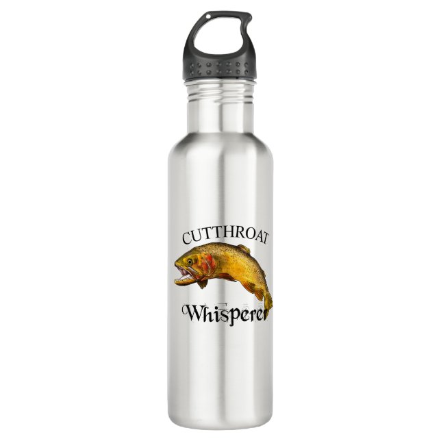 Bouteille D'eau Lumière de Whisperer de truite cutthroe (Devant)