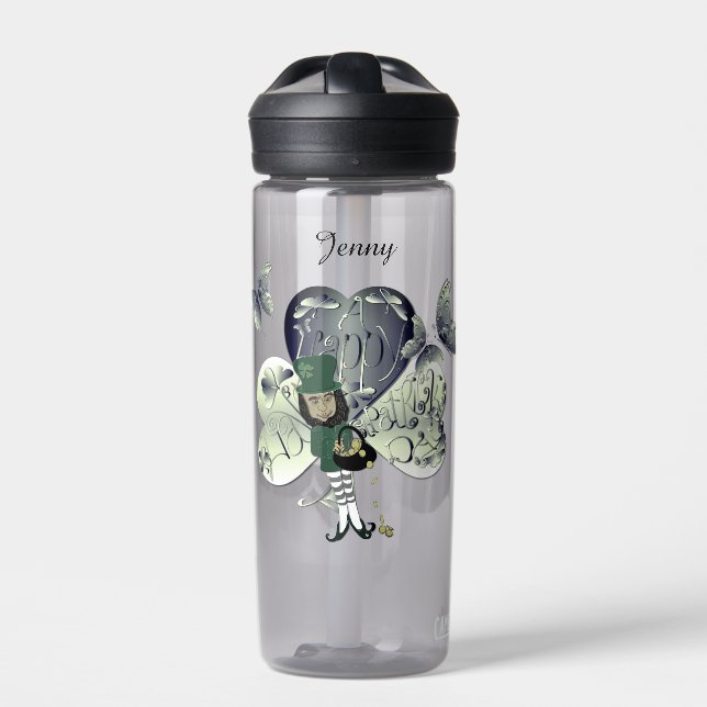Bouteille D'eau Lutin "Joyeuse Saint-Patrick"  (Extérieur)
