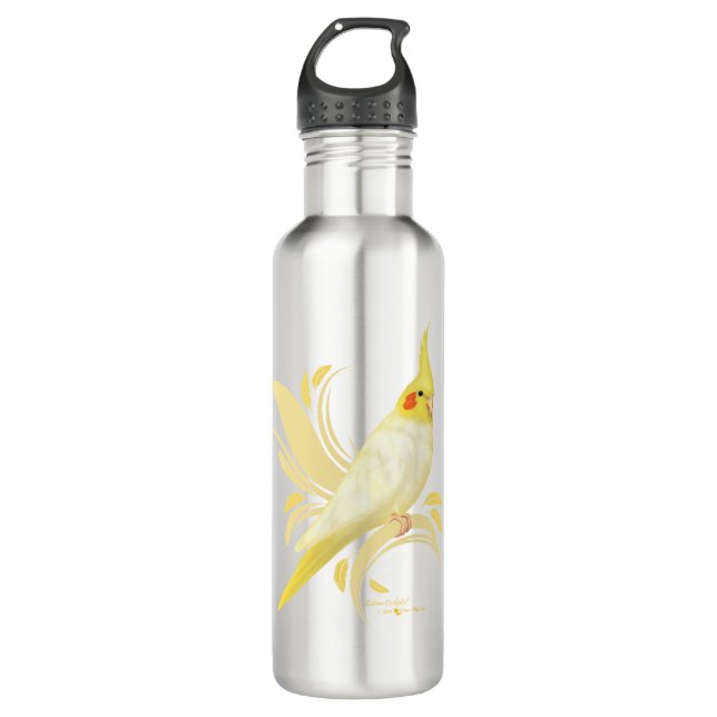 Bouteille D'eau Lutino Cockatiel (Devant)