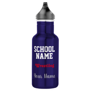 Bouteille D'eau Lutte - Créez votre propre esprit scolaire