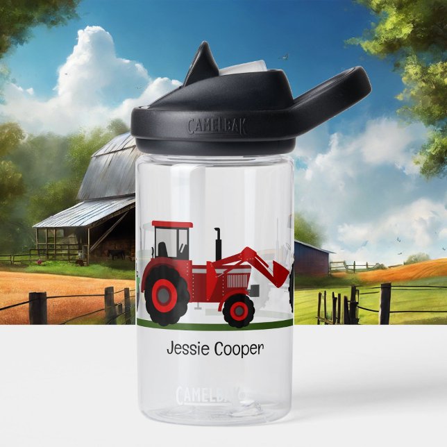 Bouteille D'eau Machines de la ferme de remorquage Personnaliser l (Créateur téléchargé)