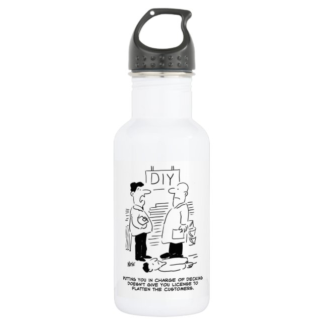 Bouteille D'eau Magasin de détail Superstore Travailleur et gestio (Devant)