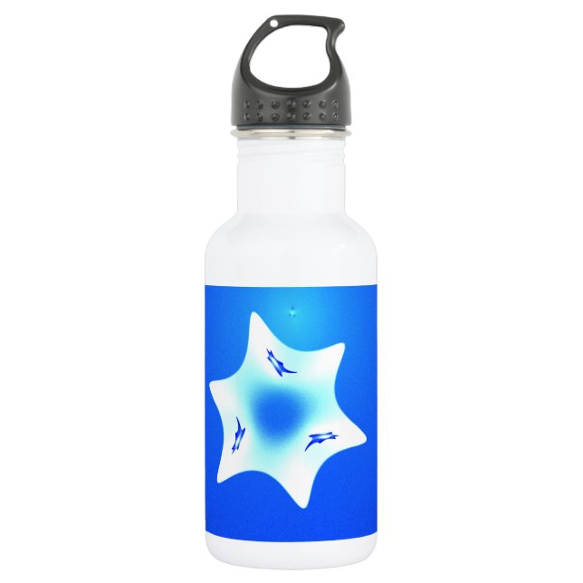 Bouteille D'eau Magen Lavan (Étoile blanche) (Devant)