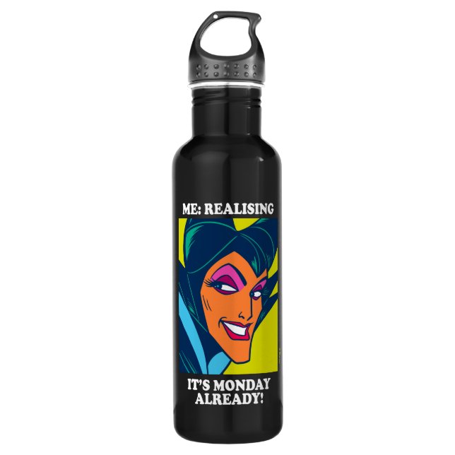 Bouteille D'eau Maléfique | Réaliser c'est lundi Déjà (Devant)