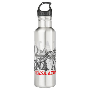 Bouteille D'eau Mana Atua - puissance des dieux - blanc