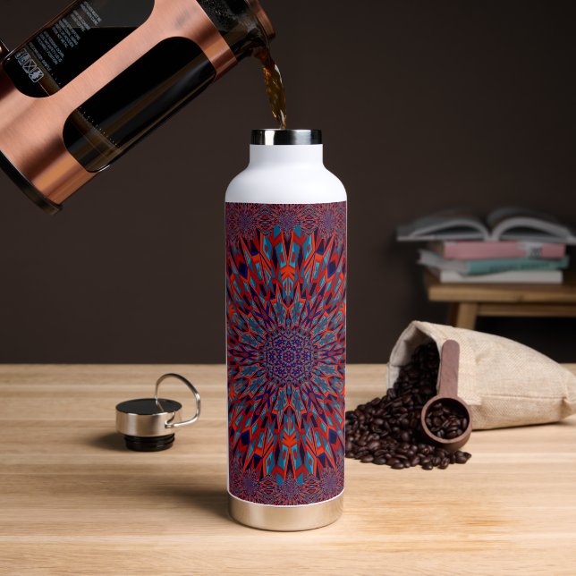 Bouteille d'eau Mandala 11 (Café)