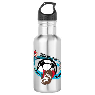 Bouteille D'eau Mangez, dormez, soccer, répétez.