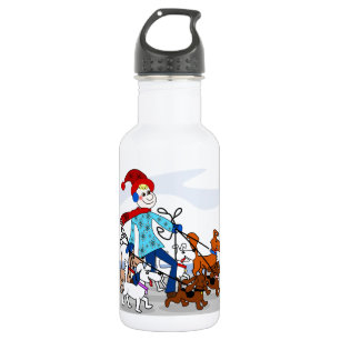 Bouteille D'eau Marcheur de chien