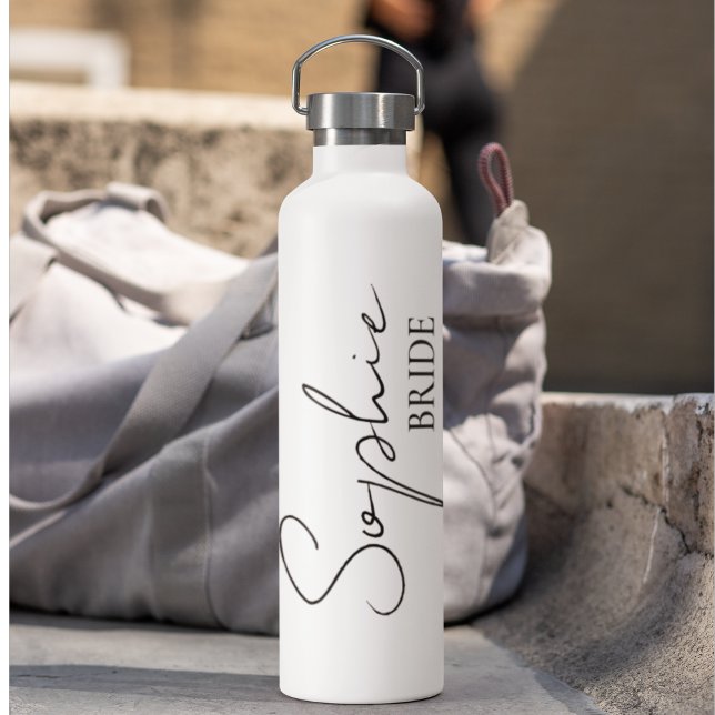 Bouteille D'eau Mariée personnalisée (Créateur téléchargé)