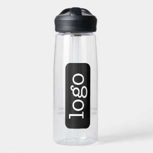 Bouteille D'eau Marque du logo commercial Sideways - Code QR - Tex