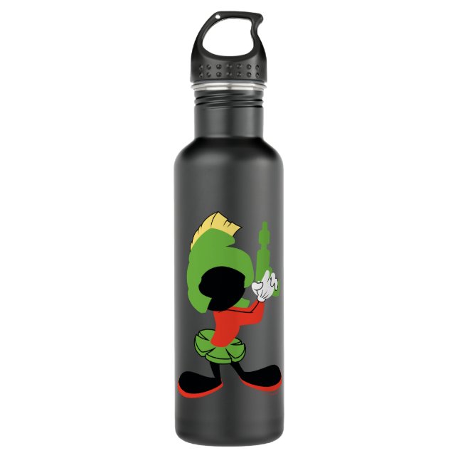 Bouteille D'eau MARVIN MARTIAN™ Silhouette avec Raygun (Devant)