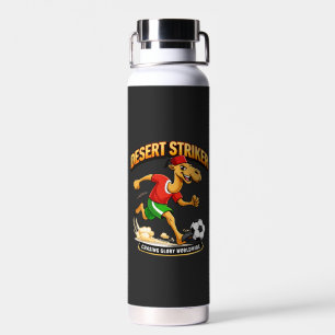 Bouteille D'eau Mascotte Chameau de football du désert Striker - M