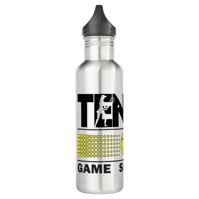 Bouteille D'eau Match de jeu de tennis (Gauche)