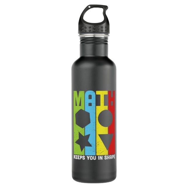 Bouteille D'eau Math Enseignant Math Math vous maintient dans la f (Devant)