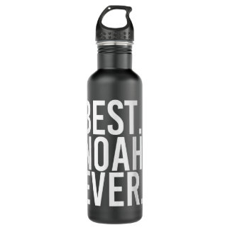 Bouteille D'eau MEILLEUR. NOAH. JAMAIS. Drôle Nom Personnalisé Pla