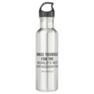 Bouteille D'eau Meilleur Orthodontiste Nom Professionnel Personnal