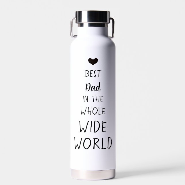 Bouteille D'eau Meilleur papa jamais Mug- Fête des pères présent (Avant)