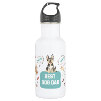 Bouteille D'eau Meilleur père de chien