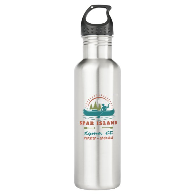 Bouteille D'eau Merch sur l'île de Spar (Devant)