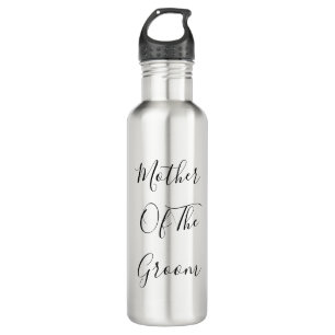 Bouteille D'eau Mère Du Mariage Groom Cadeau Favoriser Cool Modern