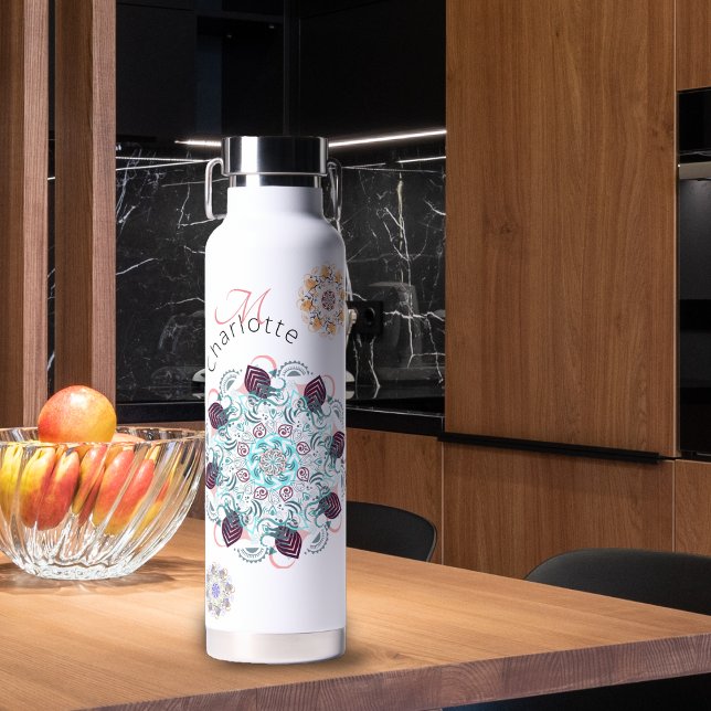 Bouteille D'eau Merveille mandala personnalisée (Créateur téléchargé)
