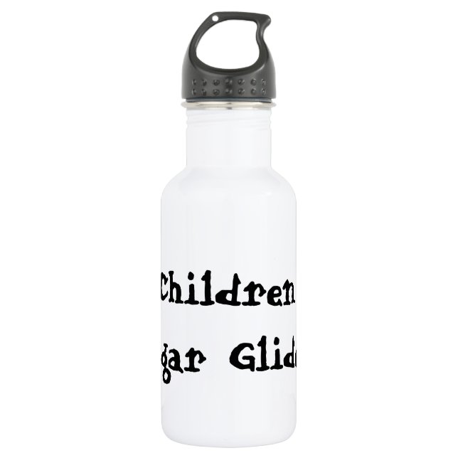 Bouteille D'eau Mes enfants sont des planeurs de sucre (Devant)