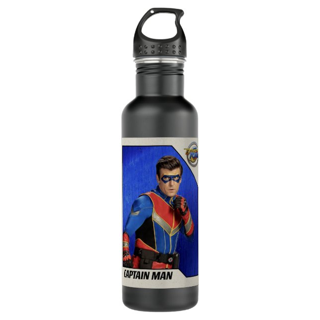 Bouteille D'eau Mes gens favoris Capitaine Homme Unisex Garçon fil (Devant)