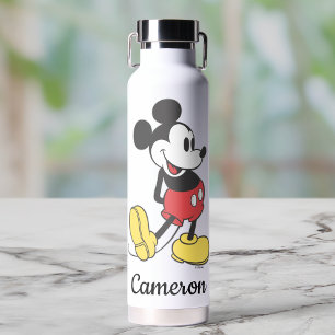 Bouteille D'eau Mickey classique   Ajouter Votre Nom