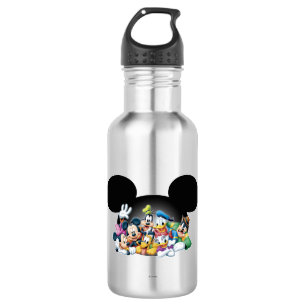 Bouteille D'eau Mickey & Friends   Groupe dans Mickey Ears