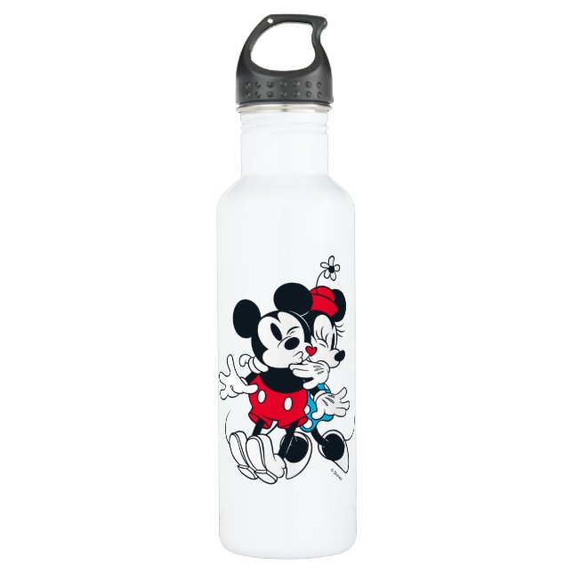 Bouteille D'eau Mickey & Minnie | L'amour perpétuel (Devant)