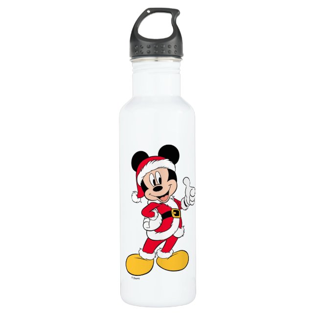 Bouteille D'eau Mickey Mouse | Équipement du Père Noël (Devant)