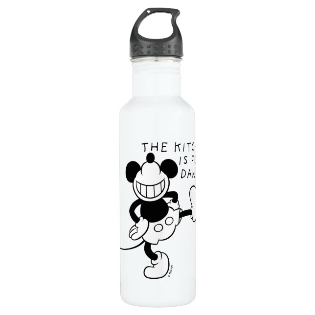 Bouteille D'eau Mickey Mouse | La cuisine est pour la danse (Devant)