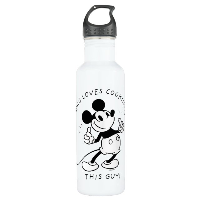 Bouteille D'eau Mickey Mouse | Mickey Mouse Qui aime la Cuisine (Devant)