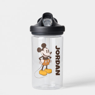 Bouteille D'eau Mickey Mouse Mickey Vintage Ajouter Votre Nom