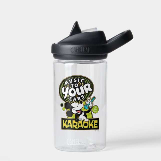 Bouteille D'eau Mickey Mouse Music To Your Ears Karaoke Sign (Gauche)