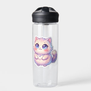 Bouteille D'eau Mignon Kawaii Doux Chat Chibi Étoile Pastel St