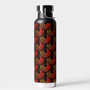 Bouteille D'eau Mignon Moderne Boho Élégant Motif d'Art Abstrait #