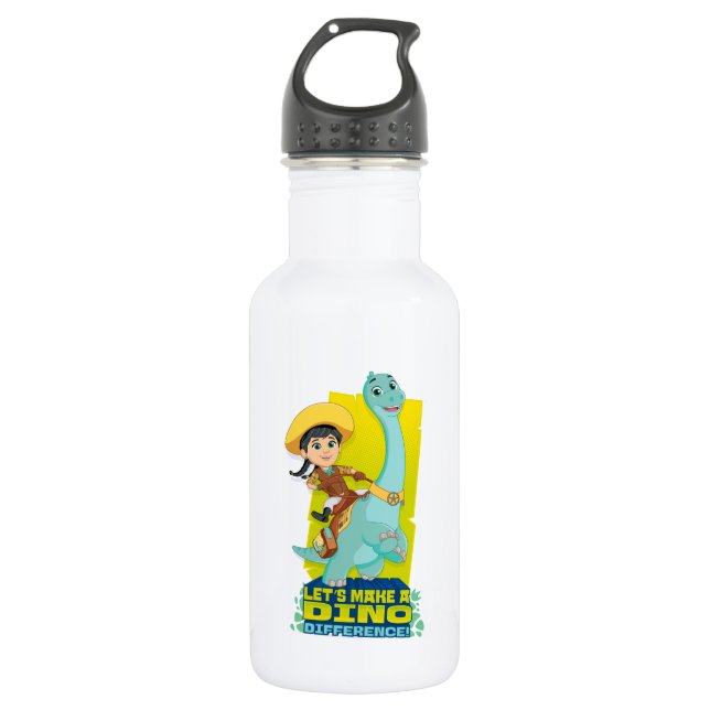 Bouteille D'eau Min & Clover | Faire la différence entre les dinde (Devant)