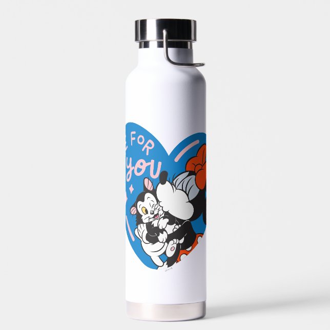 Bouteille D'eau Minnie et Figaro sont là pour vous (Gauche)