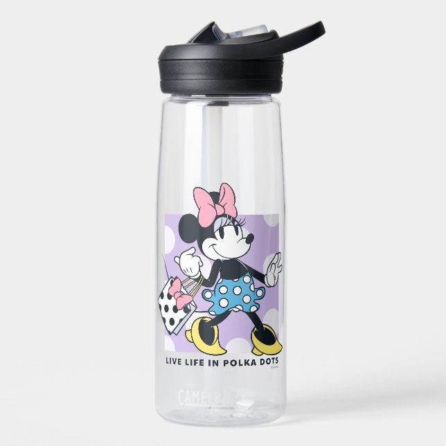 Bouteille D'eau Minnie Live Life in Polka Dots (Gauche)