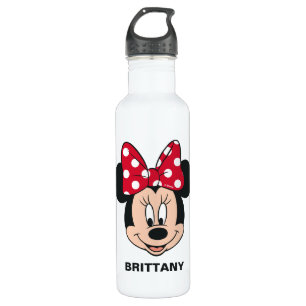 Bouteille D'eau Minnie   Logo de la tête