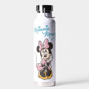 Bouteille D'eau Minnie Mouse joueuse Rêverie à pois