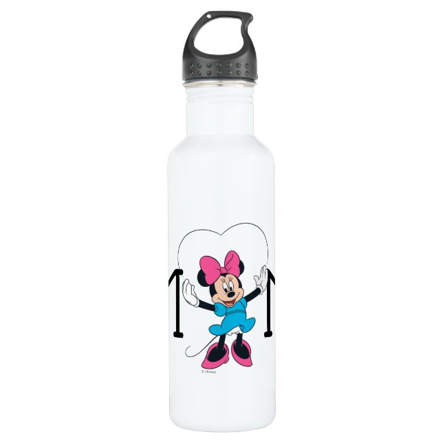 Bouteille D'eau Minnie Mouse - Maman, Je T'Aime Tant ! (Devant)