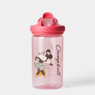 Bouteille D'eau Minnie Mouse   Minnie   Ajouter Votre Nom